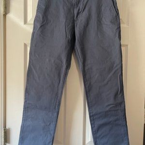 Goodthreads Mens Straight Fit Pants - Blue/Gray